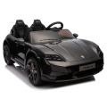 Машина Porsche Taycan, Аккумулятор 12V10Ah, 2 мотора 90W, EVA колеса, кожаные сидения