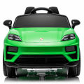 Машина Porsche Macan Turbo EV, Аккумулятор 12V10AH, 4 мотора 25W, EVA колеса, кожаные сидения
