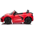 Машина Corvette C8, Аккумулятор 12V10AH, 2 мотора 90W, EVA колеса, кожаные сидения Машина Corvette C8, Аккумулятор 12V10AH, 2 мотора 90W, EVA колеса, кожаные сидения