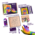 Pictură pe numere 3D cu plastilină aerată Air Clay 29×29 сm – Iepure Pictură pe numere 3D cu plastilină aerată Air Clay 29×29 сm – Iepure