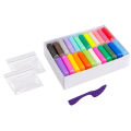 Set creativ cu plastilină aerată Air Clay OKTO, 24 buc × 6 g