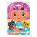 Set de pietricele și stickere pentru față și unghii „Doamna Pisicuță” Set de pietricele și stickere pentru față și unghii „Doamna Pisicuță”
