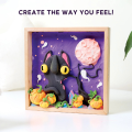 DIY Набор для творчества из воздушного пластилина Air Clay Маленькие миры «Кот-призрак» DIY Набор для творчества из воздушного пластилина Air Clay Маленькие миры «Кот-призрак»