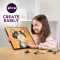 Объемная 3D картина по номерам из воздушного пластилина Air Clay 29×29 см — Кот Объемная 3D картина по номерам из воздушного пластилина Air Clay 29×29 см — Кот