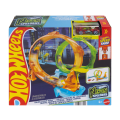 Pistă Hot Wheels Neon Speeders „Buclă dublă” Pistă Hot Wheels Neon Speeders „Buclă dublă”
