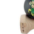 «Kendama Super Sticky X Original», металлический подшипник, веревка 62/65 см, King size 7.5 x 6 x 18 см , «Обезьянка», черная