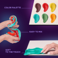 Объемная 3D картина из воздушного пластилина Air Clay 30×40 см — Подсолнухи