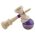 „Kendama Flippy X Original Rainbow”, profesională, rulment metalic, ața 62/65 cm, ultra aderent, cupe mari, King Size 7 х 6 х 18 cm, indigo-maro „Kendama Flippy X Original Rainbow”, profesională, rulment metalic, ața 62/65 cm, ultra aderent, cupe mari, King Size 7 х 6 х 18 cm, indigo-maro