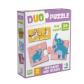 Puzzle DUO „Mama și puiul”, 24 elem. Puzzle DUO „Mama și puiul”, 24 elem.