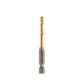 Cверло MILWAUKEE HSS-G TiN Red Hex 3.5мм (48894707)