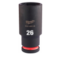 Головка ударная удлиненная Milwaukee ShW 26 мм, 1/2" (4932480344)
