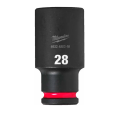 Головка ударная удлиненная Milwaukee ShW 28 мм, 1/2" (4932480346)