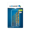 Набор сверл по металлу с шестигранным хвостовиком HEX Hoegert HT6D180