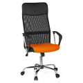 Офисное кресло F-63 Black+Orange