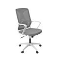 Офисное кресло F-20141 A Grey+White Frame