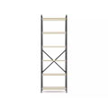 Стеллаж Nex Loft 1800x600x240 мм, 6 полок, ЛДСП, Антрацит / Дуб Артизан