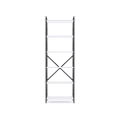 Стеллаж Nex Loft 1800x600x240 мм, 6 полок, ЛДСП, Антрацит / Белоснежный