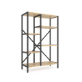 Raft metalic Nex Loft Cascade 1090x700x300 mm, 5 rafturi, PAL, Antracite / Oak Artisan