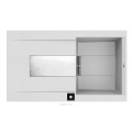 Кухонная мойка Elleci Sirex 400 96 White (860x515 mm)