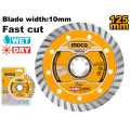 Disc diamant turbo 125mm INGCO DMD031252