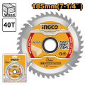 Disc pentru lemn 185x20mm 40T INGCO TSB118515