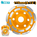 Disc diamantat tip cupa 115*22.22mm INGCO CGW021151