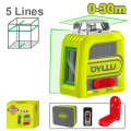 Nivela laser multi-linie 0-30m Verde DYLLU DTLE2M05