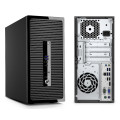 HP ProDesk 400 G3 Microtower COA Win8/10 Pro — Intel Core i5-6500 @ 3.20GHz - 3.60GHz 8192MB (2x4GB) DDR4 128GB SSD + 1.0TB HDD DVD