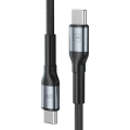 Кабель Type-C - Type-C, 20V/3.0A/60W/PD3.0/QC3.0, 2.0m, 3mk N-SERIES Белый