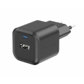 Încărcător rețea SWISSTEN GaN 1x USB-C 20W PD + 1x USB-A 18W QC Black