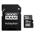 32GB GoodRAM micro SDHC Class10 UHS-I + SD адаптер, M1AA-0320R12