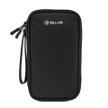 Geanta Tellur pentru organizare cabluri si accesorii, 21x12.5x6cm,poliester, negru, TLL193011