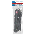 Prelungitor cu protectie Esperanza ELK214K, 1.5m, 5 prize, comutator ON/OFF, 16A, Negru Prelungitor cu protectie Esperanza ELK214K, 1.5m, 5 prize, comutator ON/OFF, 16A, Negru