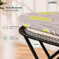 Masa de calcat LUNARO VERA-BK, plasa metalica, 120 x 38 cm, negru Masa de calcat LUNARO VERA-BK, plasa metalica, 120 x 38 cm, negru