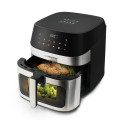 Аэрофритюрница Esperanza PATATE AL FORNO EKA005, 8L, 1600W, Окно, Таймер: 0–60 мин, Диапазон температур: 80°C – 200°C, 10 программ приготовления: Размороженные