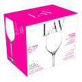 Set 6 pahare pentru vin LAV LV-FAM556F 395 ml