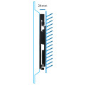 Esperanza Suport TV pentru perete PERSES ERW013 pentru 14-50", Sarcină maximă 25kg, Vesa 75x75-200x200mm, Distanța TV față de perete: 24mm, nivelă inclusă Esperanza Suport TV pentru perete PERSES ERW013 pentru 14-50