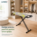 Masa de calcat LUNARO VERA-BK, plasa metalica, 120 x 38 cm, negru Masa de calcat LUNARO VERA-BK, plasa metalica, 120 x 38 cm, negru