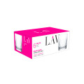 Set 6 pahare pentru bauturi racoritoare LAV LV-KEO366F 345 ml