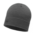 Căciulă din lână merino Buff Solid Grey