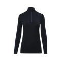 Tricou termic Thermowave Merino Arctic Thermal 1/2 Zip LS Wmn black (Mărime: S)