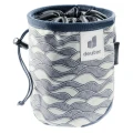 Geantă magneziu Deuter Gravity Chalk Bag I (Culoare: bone waves-marine)