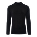 Tricou termic Thermowave Merino Arctic LS Mns black (Mărime: S)