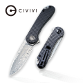 Складной нож, CIVIVI, Elementum C907DS, дамасская сталь, рукоять G10 с карбоном, лайнер-лок