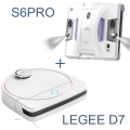 HOBOT LEGEE D7 + S6 Pro / Robot de podea + Robot de Geamuri – Робот мойщик пола + робот-мойщик окон