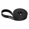 Bandă elastică de exerciții GU05 HMS – nivel mare de rezistență, culoare neagră