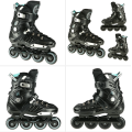 NA20001 Abisal BLACK SIZE 40 SLALOM IN-LINE SKATES NILS EXTREME