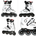 NA20001 Abisal WHITE SIZE 43 SLALOM IN-LINE SKATES NILS EXTREME