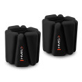 Greutăți silicon, HMS, SNK01 | Greutate: 2 x 0.5 kg, Material: iron + silicone, Length: 28 cm
