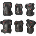 069P0200741 Rollerblade SKATE GEAR JUNIOR 3 PACK BLACK XXS